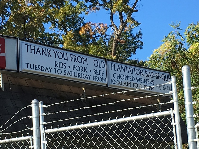 Old Plantation Bar-Be-Que, Chattanooga&nbsp;TN